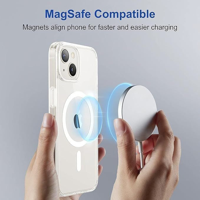 قاب شفاف و مغناطیسی ROCK مدل RPC3046 برای آیفون 14 پلاس سازگار با Magsafe