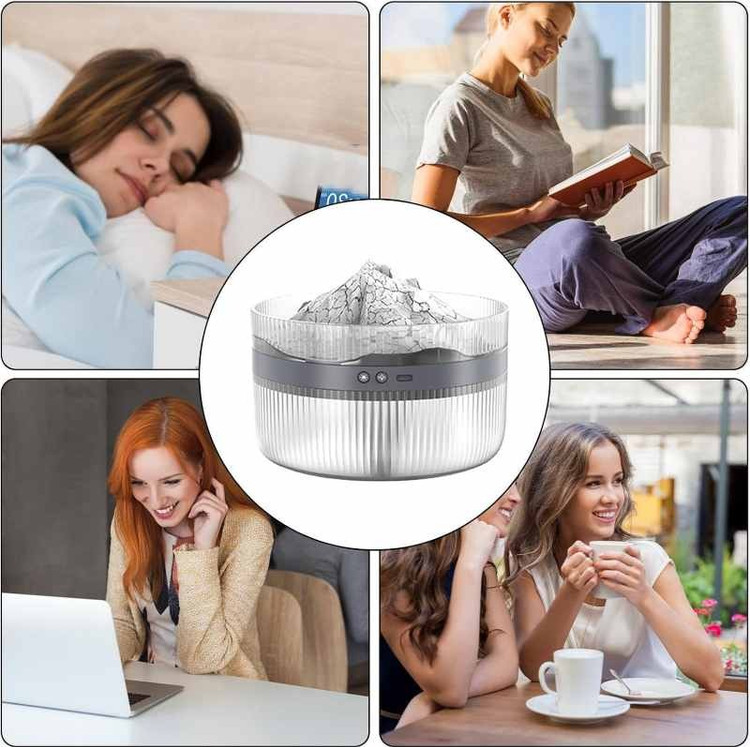 بخور و رطوبت ساز آتشفشان Lumiscent