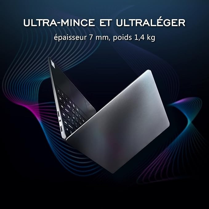 لپتاپ LincPlus P1، نتبوک 13.3 اینچی با کیفیت 1080p و پنل IPS، رم 4 گیگابایت، حافظه داخلی 64 گیگابایت، رنگ خاکستری، کیب