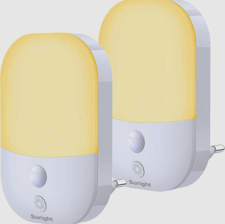 چراغ خواب Suright با سنسور میزان نور بسته 2 عددی