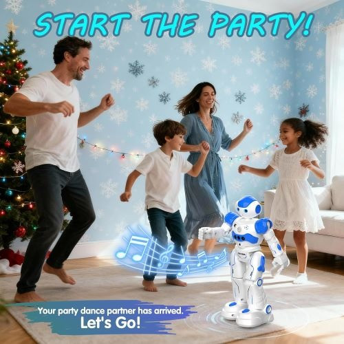 اسباببازی رباتیک هوش مصنوعی Pup Go Smart RC برای کودکان 3+ سال، مناسب برای پسران، آوازخوان، رقص، تعاملی، صحبت کننده، دا
