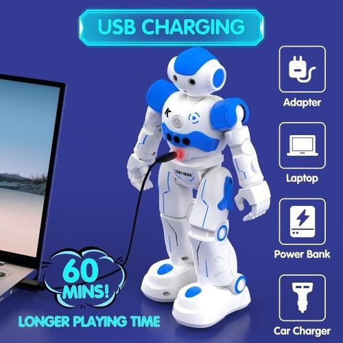اسباببازی رباتیک هوش مصنوعی Pup Go Smart RC برای کودکان 3+ سال، مناسب برای پسران، آوازخوان، رقص، تعاملی، صحبت کننده، دا