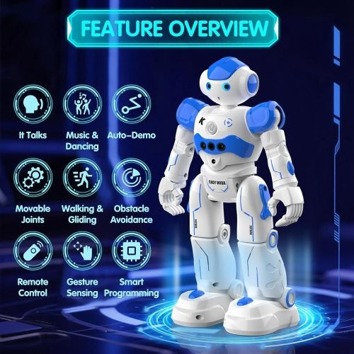اسباببازی رباتیک هوش مصنوعی Pup Go Smart RC برای کودکان 3+ سال، مناسب برای پسران، آوازخوان، رقص، تعاملی، صحبت کننده، دا