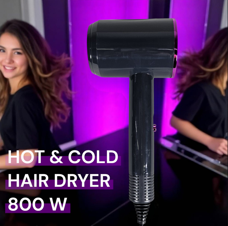 سشوار FASHION HAIR DRYER مدل EARLYFISH LONIC با کنترل هوشمند و خشک کن سریع 1200 وات – خاکستری
